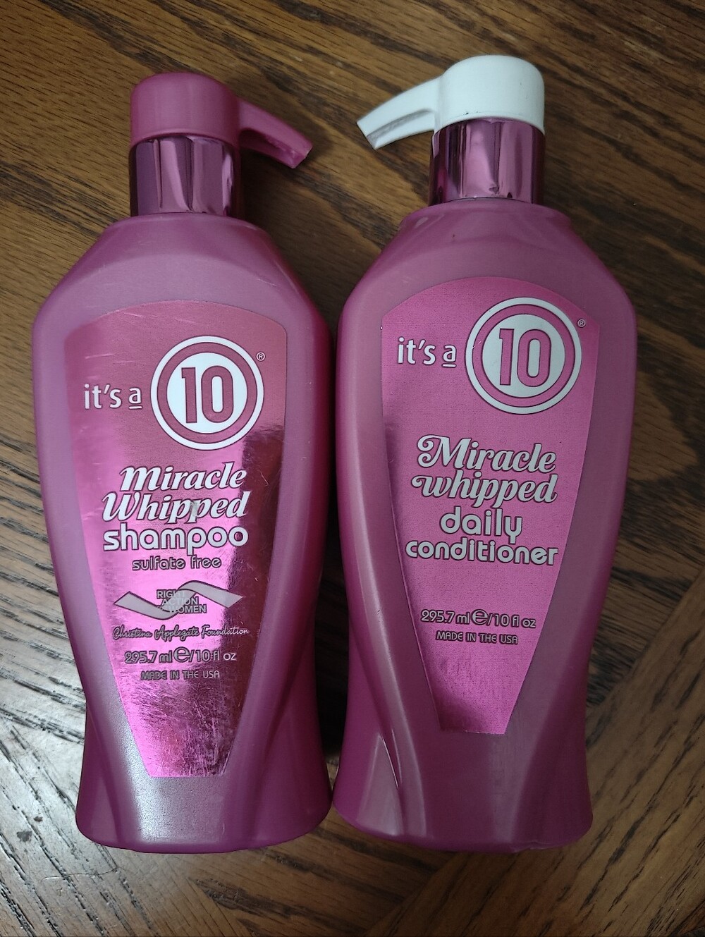 It's a 10 Miracle Whipped Shampoo & Conditioner Set